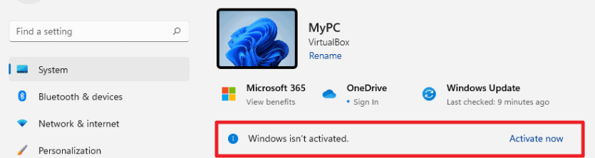 使用KMS方式激活Windows 11