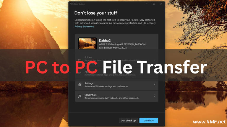 PC间无线传输：Windows 11测试PC到PC无线文件传输