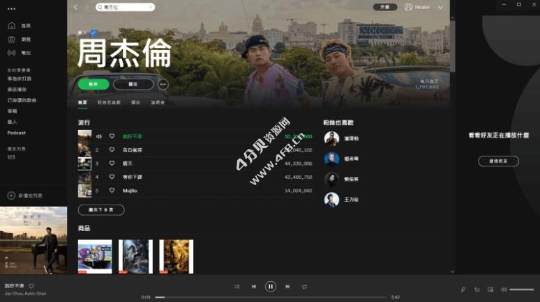 绿色便携版(全球音乐软件) PC版Spotify v1.2.72.437-纯净分享