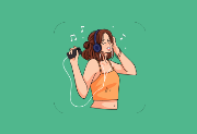 听·下音乐 Plus v2.2.4,一款插画UI音乐下载神器听下音乐-纯净分享