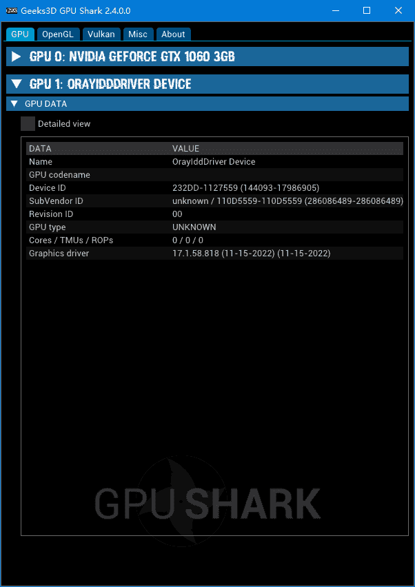 GPU Shark II(显卡GPU监视工具) v2.9.0.0 / 0.33.3.0 绿色版-纯净分享