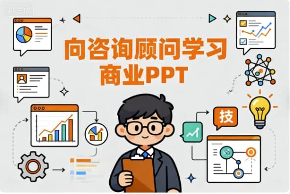 向咨询顾问学习商业PPT(从思维到技能)-纯净分享