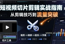 短视频切片剪辑实战指南，轻松实现流量突破与变现-纯净分享