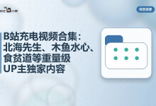 B站充电视频合集:北海先生/木鱼水心/食贫道等独家内容-纯净分享